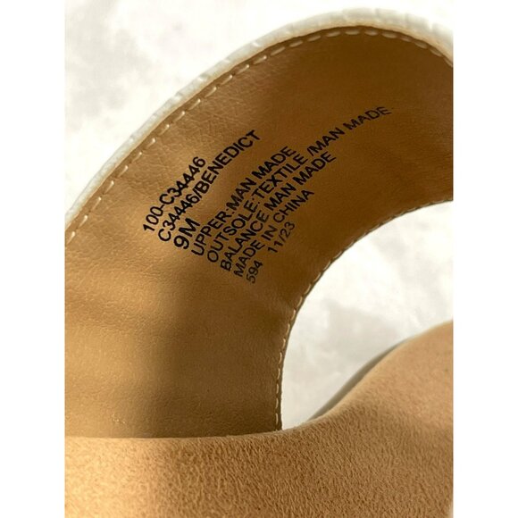 NEW Cliffs by White Mountain Benedict Wedge Thong Sandal Size 9 - Picture 6 of 6